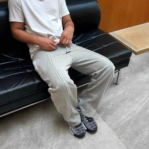 Men's Casual Stretch Rope Long Sweatpants - Image 2