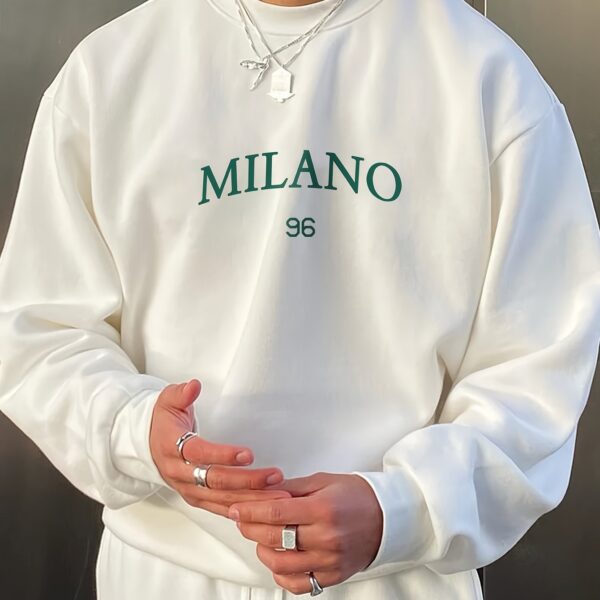 Men's Round-neck Sweater Casual Versatile Long Sleeves - Image 8