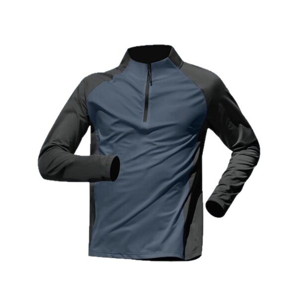 Half Zipper Training Wear Men's Quick Drying Clothes Long Sleeve Trousers Suit - Image 7