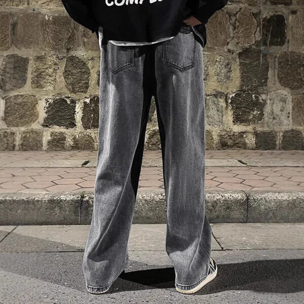 Men's Straight Loose American Design Jeans - Image 2