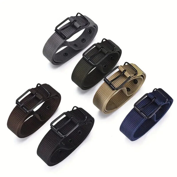 Fashion Woven Nylon All-matching Men's Pants Belt - Image 5