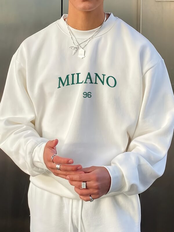 Men's Round-neck Sweater Casual Versatile Long Sleeves - Image 6